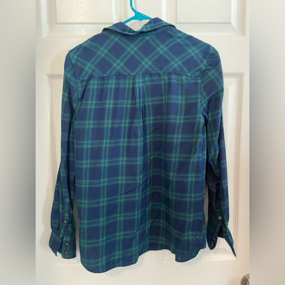 J.CREW flannel button down - Picture 3 of 3